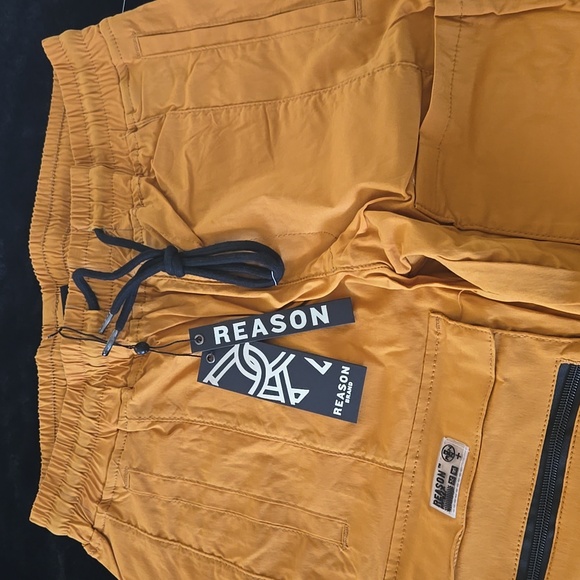 Reason Mustard Cargo Joggers - Picture 1 of 6